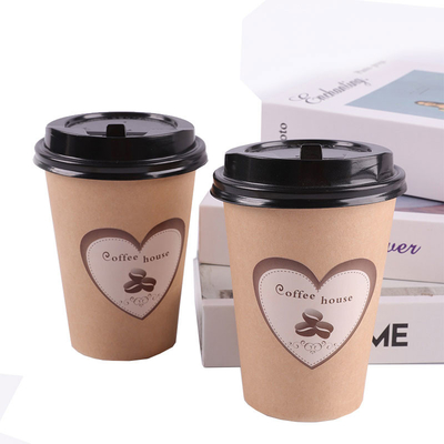 Adesivo per imballaggio alimentare fustellato per tazza di carta da caffè Logo personalizzato 60 ml 80 ml