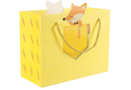 Confezione regalo di compleanno in cartone per animali da bambino, 150 g/mq