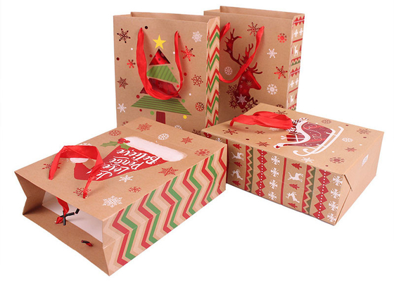 Sacchetti di carta di Natale stampati CCNB per il regalo della vigilia di Natale da asporto