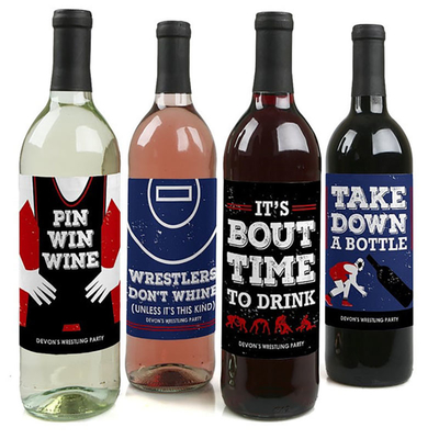 Adesivi personalizzati per vino in rilievo Rotolo di etichette per bottiglie di vetro impermeabili personalizzate