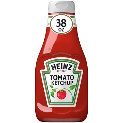 Stampa di etichette adesive per bottiglie di ketchup personalizzate impermeabili