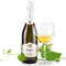 ISO9001 Adesivo per bottiglia di vino personalizzato riciclato Laminazione lucida argento dorato