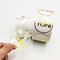 Rotolo adesivo personalizzato in lamina d'oro con etichetta a caldo trasparente impermeabile