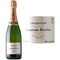 Etichetta personalizzata per bottiglia di champagne in lamina d'oro bianco rosso goffrato