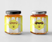 Etichetta adesiva personalizzata per barattolo di miele a prova di manomissione per l'imballaggio alimentare