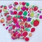 Stampa di adesivi impermeabili con taglio a bacio Etichetta per imballaggio di frutta alla fragola carina