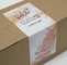 Etichette adesive decorative di ringraziamento Etichetta per imballaggio con sigillo da 7,5 x 2,5 cm