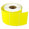 Adesivo adesivo in rotolo di carta termica con codice a barre giallo personalizzato 58 mm