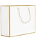 Logo personalizzato della borsa della spesa del cartone di carta CCWB di lusso per l'indumento dei vestiti