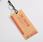 Etichetta personalizzata per cartellini dei prezzi marrone con cartellino in pelle Kraft per bagagli di abbigliamento di marca
