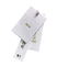 Gelebor ISO9001 Etichetta per etichette per abbigliamento in rilievo Etichetta per appendere i vestiti Bianco avorio