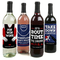 Adesivi personalizzati per vino in rilievo Rotolo di etichette per bottiglie di vetro impermeabili personalizzate