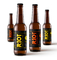 Etichetta adesiva lucida per bottiglia di vino da birra impermeabile con logo personalizzato