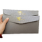 L'invito di lusso di nozze di Logo Grey Paper Packet For Birthday della stagnola avvolge la carta