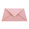 Logo su ordinazione della busta dell'invito di Rose Gold Pink Bronzing Paper